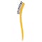 Rubbermaid Commercial Synthetic-Fill Tile & Grout Brush, 8 1/2" Long, Yellow Plastic Handle FG9B5600BLA - alternate 2